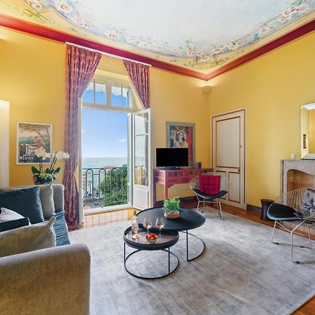 Ferienwohnung Le Coq Tersling - Residential Parking - Ac - Sea View Menton Exterior foto